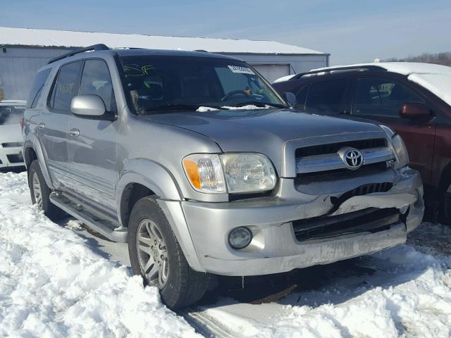 5TDBT44A36S276768 - 2006 TOYOTA SEQUOIA SR SILVER photo 1