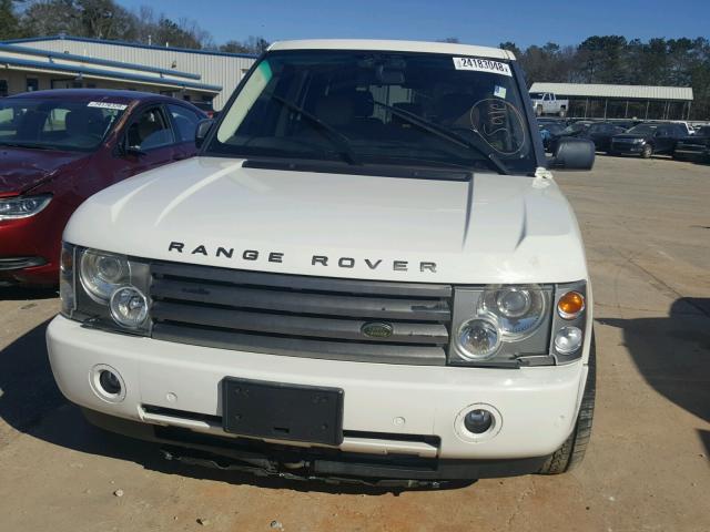 SALME11414A158107 - 2004 LAND ROVER RANGE ROVE WHITE photo 9