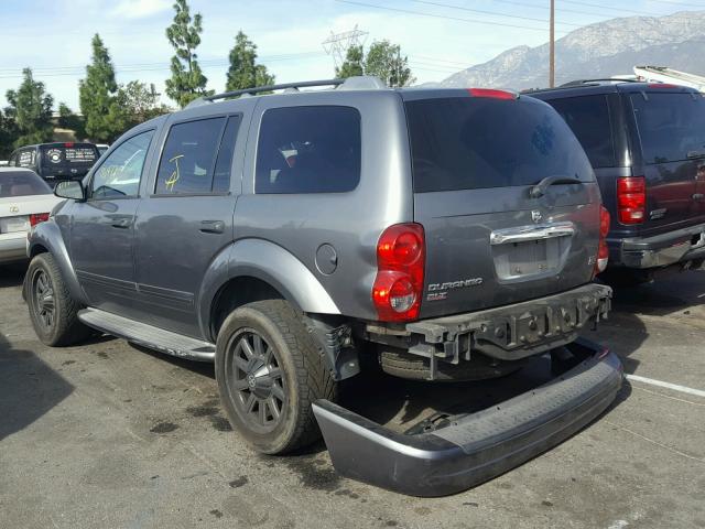 1D4HD48D25F555982 - 2005 DODGE DURANGO SL GRAY photo 3