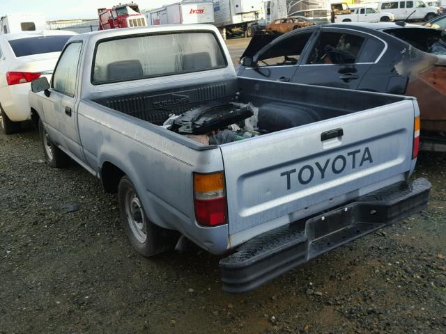 JT4RN81R1K0008485 - 1989 TOYOTA PICKUP 1/2 BLUE photo 3