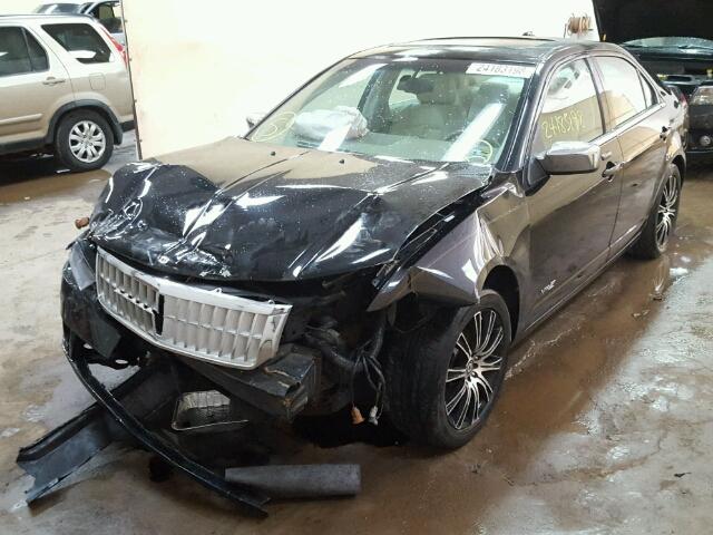 3LNHM28T67R630595 - 2007 LINCOLN MKZ BLACK photo 2