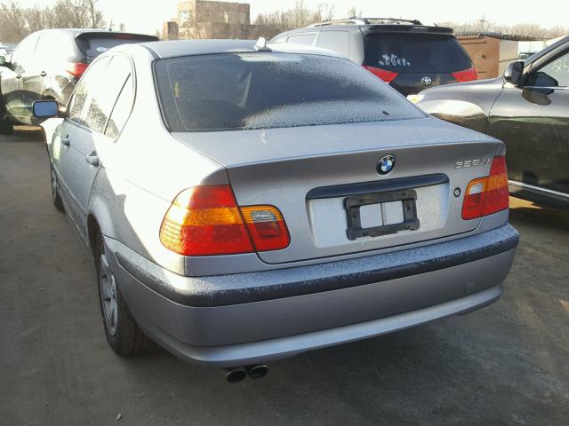 WBAEU33424PF60951 - 2004 BMW 325 XI SILVER photo 3