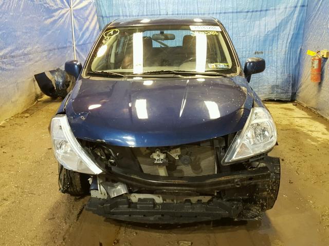 3N1BC1CP8CK216127 - 2012 NISSAN VERSA S BLUE photo 9