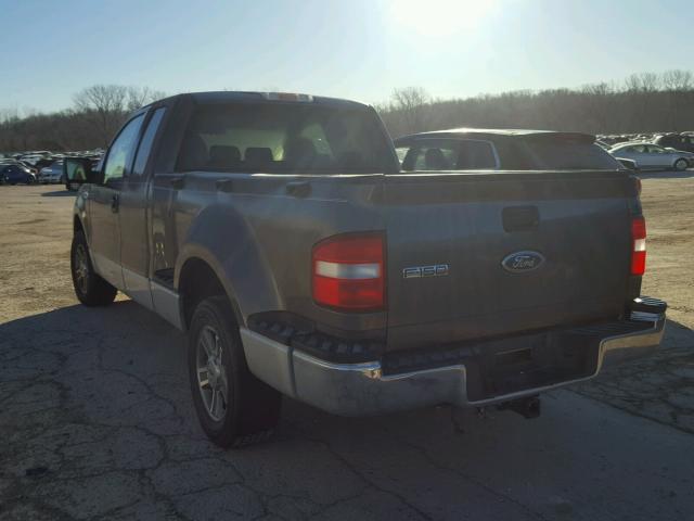 1FTPX02505KC49820 - 2005 FORD F150 GRAY photo 3
