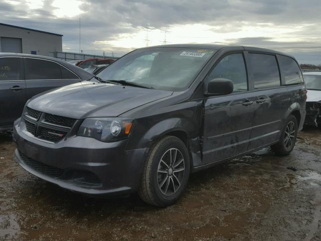 2C4RDGBG9FR531209 - 2015 DODGE GRAND CARA GRAY photo 2