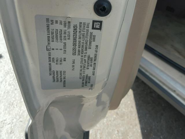 1GNDV23WX8D182753 - 2008 CHEVROLET UPLANDER L 棕色 照片 10