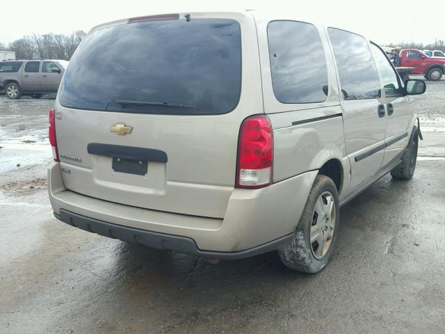 1GNDV23WX8D182753 - 2008 CHEVROLET UPLANDER L 棕色 照片 4