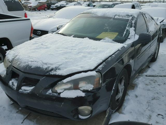 2G2WP522X41267887 - 2004 PONTIAC GRAND PRIX BLACK photo 2