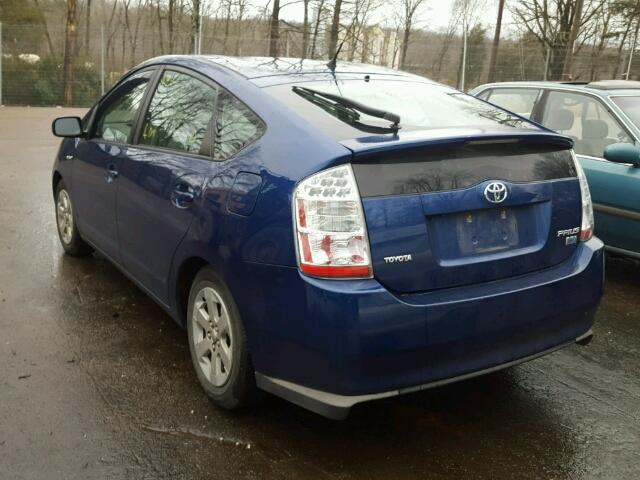 JTDKB20U597843343 - 2009 TOYOTA PRIUS BLUE photo 3