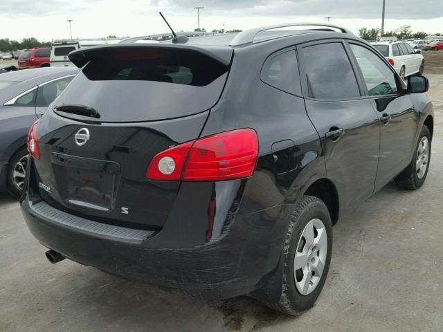 JN8AS58T59W053138 - 2009 NISSAN ROGUE S BLACK photo 4