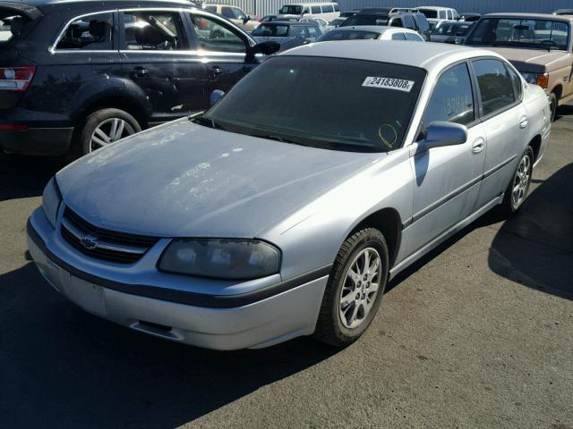 2G1WF52E629329916 - 2002 CHEVROLET IMPALA SILVER photo 2