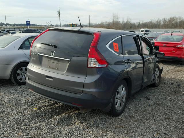 5J6RM3H5XCL016538 - 2012 HONDA CR-V EX GRAY photo 4