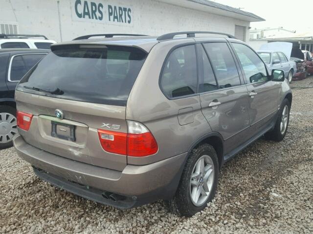 5UXFB53524LV07705 - 2004 BMW X5 4.4I GOLD photo 4