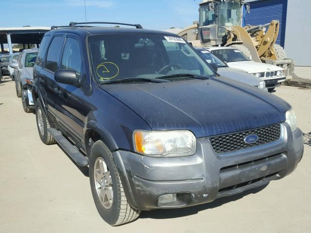 1FMYU03143KA09834 - 2003 FORD ESCAPE XLT BLUE photo 1