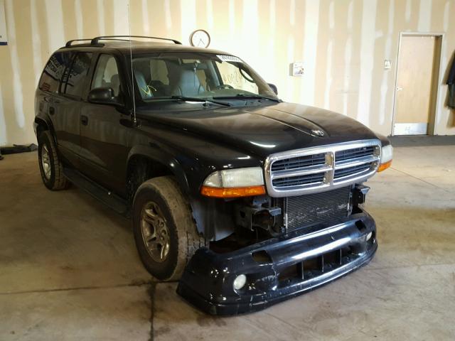 1B4HS48N82F184654 - 2002 DODGE DURANGO SL BLACK photo 1