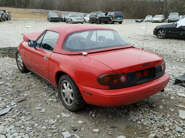 JM1NA351XL0132712 - 1990 MAZDA MX-5 MIATA RED photo 3