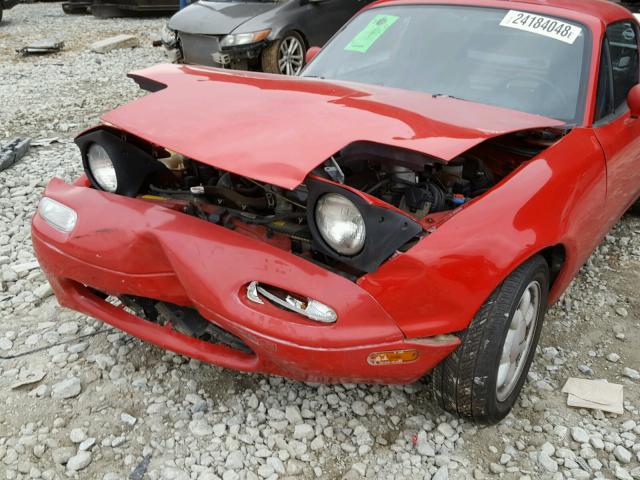 JM1NA351XL0132712 - 1990 MAZDA MX-5 MIATA RED photo 9