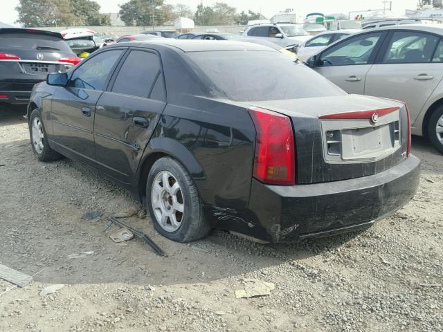 1G6DM57N030151836 - 2003 CADILLAC CTS BLACK photo 3