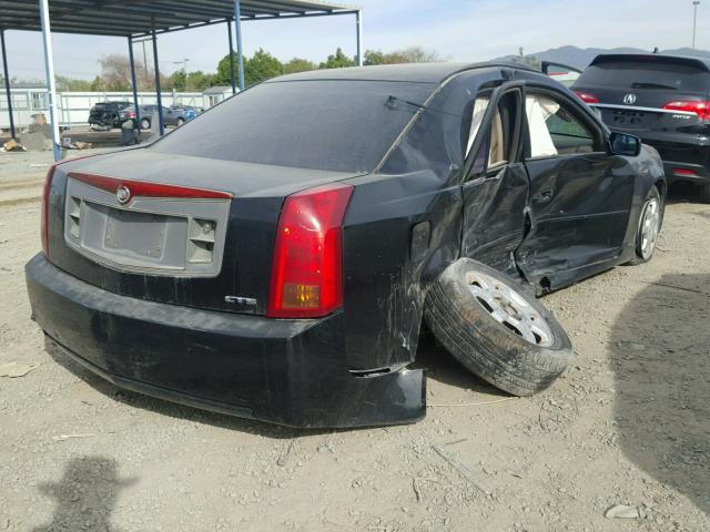 1G6DM57N030151836 - 2003 CADILLAC CTS BLACK photo 4