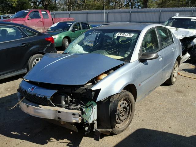 1G8AJ52F23Z162920 - 2003 SATURN ION LEVEL BLUE photo 2