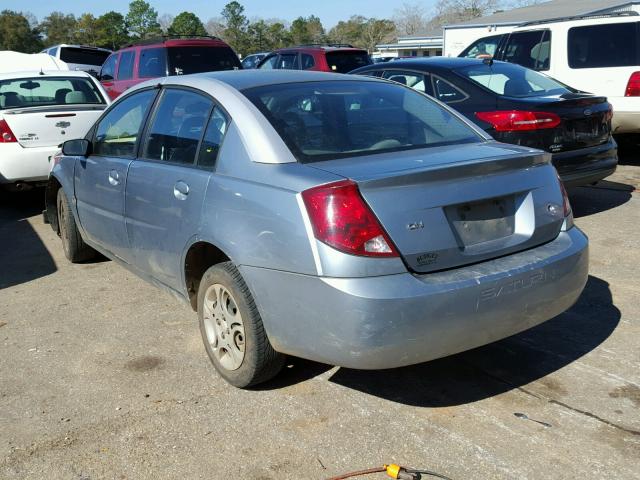 1G8AJ52F23Z162920 - 2003 SATURN ION LEVEL BLUE photo 3