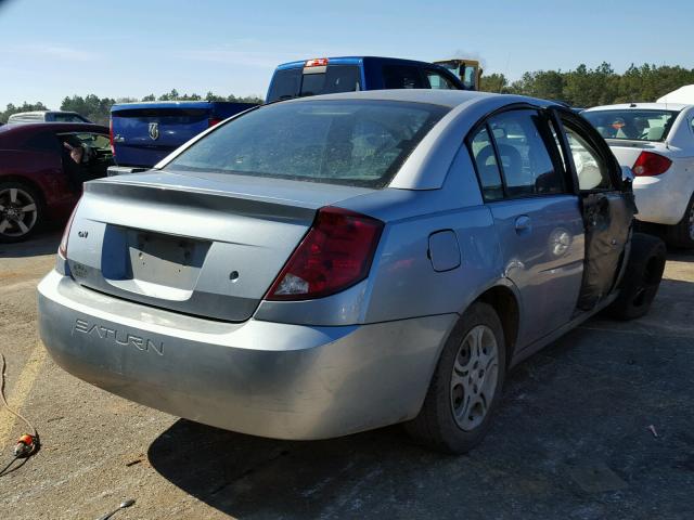 1G8AJ52F23Z162920 - 2003 SATURN ION LEVEL BLUE photo 4