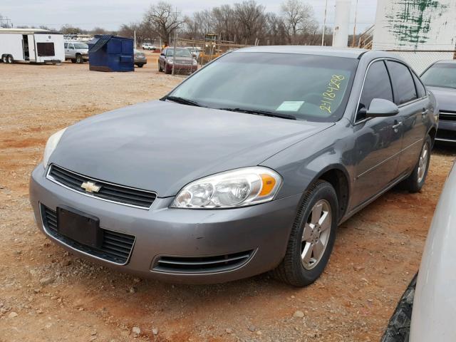 2G1WT58N289111769 - 2008 CHEVROLET IMPALA LT GRAY photo 2