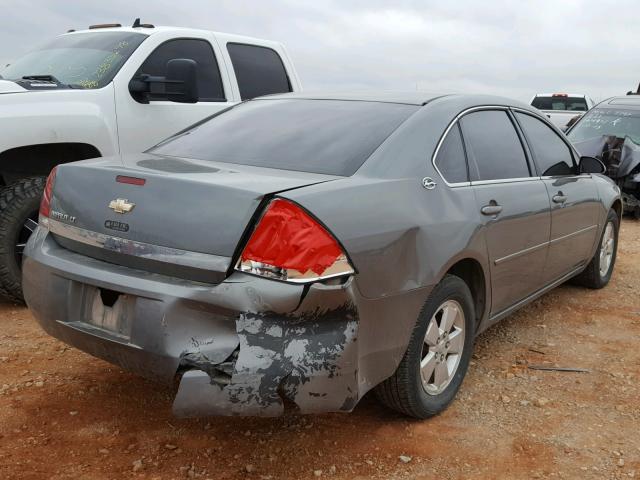 2G1WT58N289111769 - 2008 CHEVROLET IMPALA LT GRAY photo 4