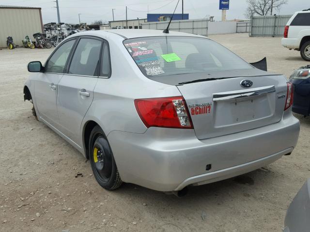 JF1GE74638G500394 - 2008 SUBARU IMPREZA WR SILVER photo 3