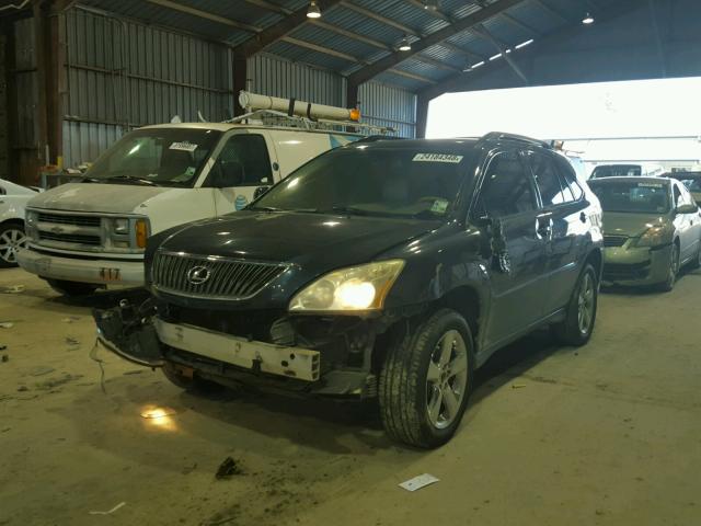 2T2GK31U27C022279 - 2007 LEXUS RX 350 BLUE photo 2