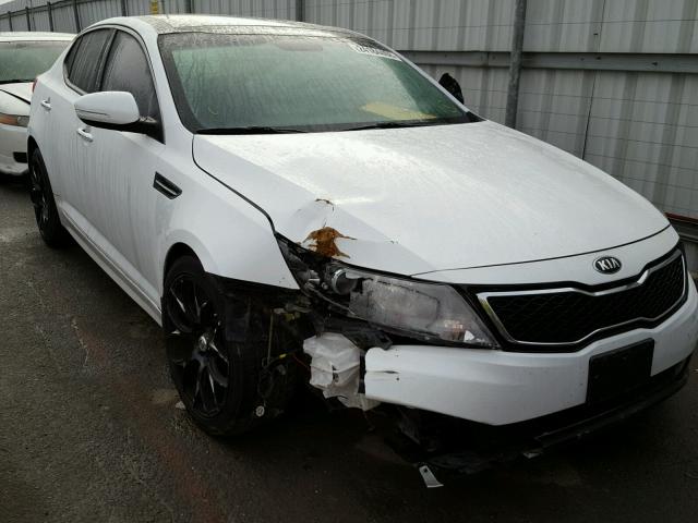 5XXGR4A62DG187373 - 2013 KIA OPTIMA SX WHITE photo 1