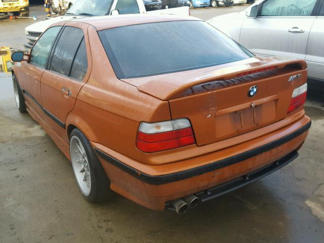 WBSCD0325VEE11379 - 1997 BMW M3 AUTOMAT ORANGE photo 3