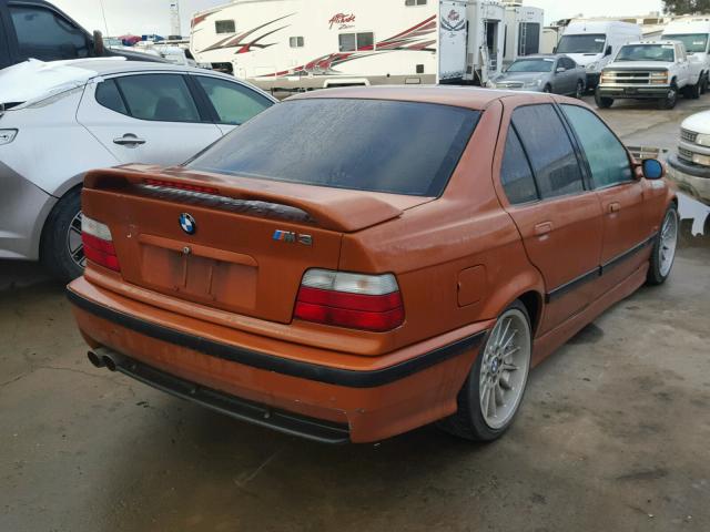 WBSCD0325VEE11379 - 1997 BMW M3 AUTOMAT ORANGE photo 4