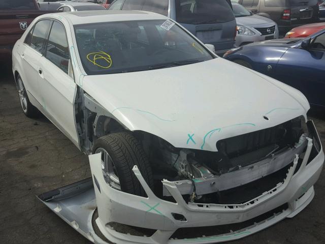 WDDHF5KB3CA531971 - 2012 MERCEDES-BENZ E 350 WHITE photo 1