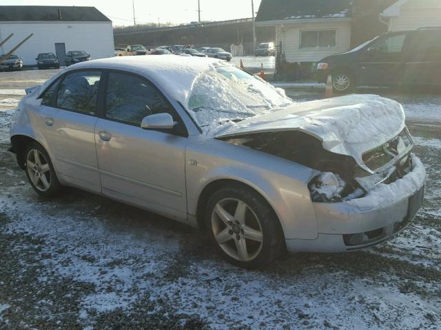 WAULC68E35A068606 - 2005 AUDI A4 1.8T QU SILVER photo 1