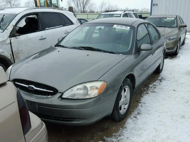 1FAFP53261A278502 - 2001 FORD TAURUS SE GREEN photo 2