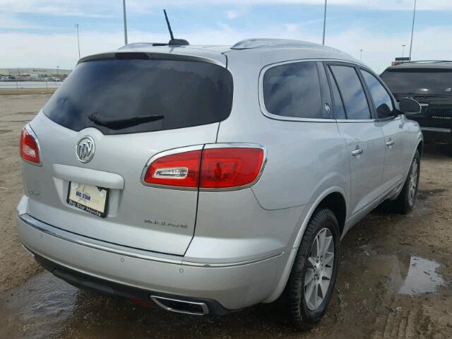 5GAKRBKD7HJ254774 - 2017 BUICK ENCLAVE SILVER photo 4
