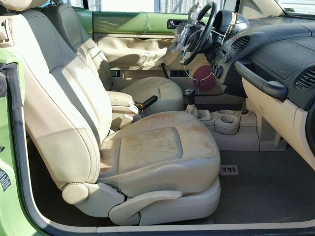 3VWCM31Y84M331626 - 2004 VOLKSWAGEN NEW BEETLE 绿色 照片 5