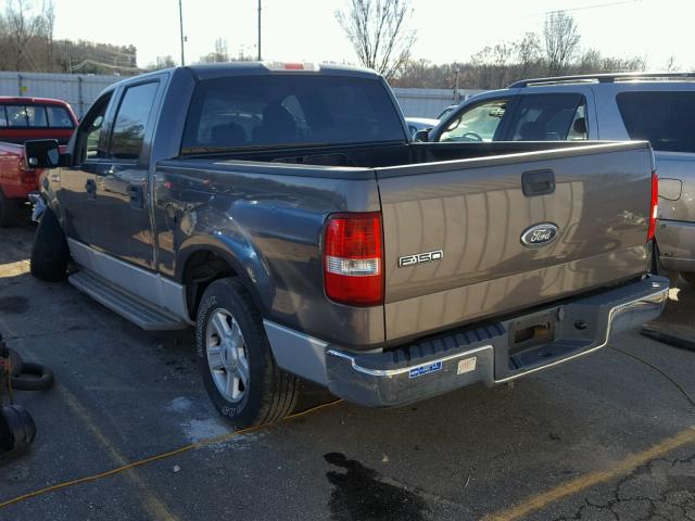 1FTRW12WX4KC43788 - 2004 FORD F150 SUPER GRAY photo 3