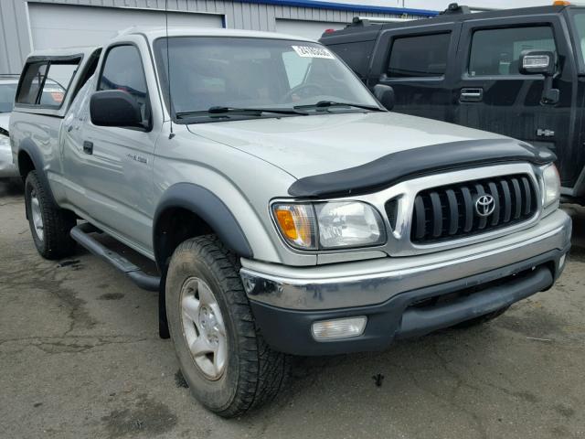 5TEWN72N33Z294219 - 2003 TOYOTA TACOMA XTR SILVER photo 1