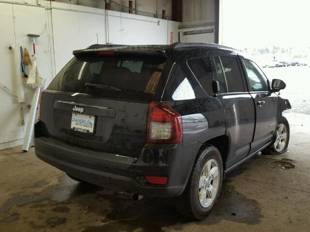 1C4NJCBA3ED776987 - 2014 JEEP COMPASS SP BLACK photo 4