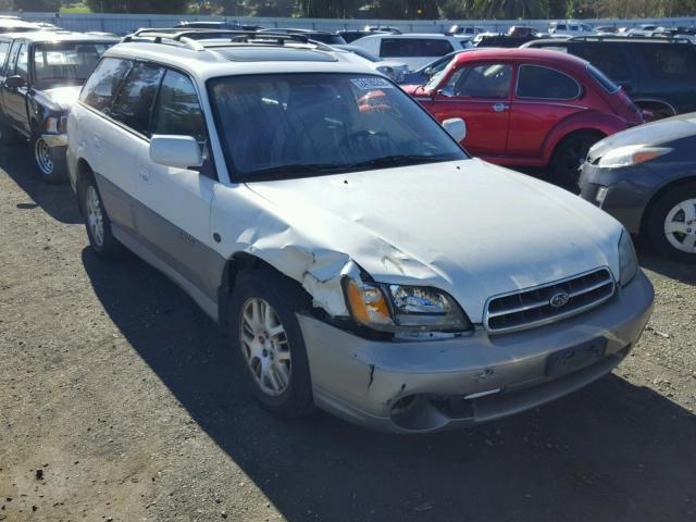 4S3BH806217651384 - 2001 SUBARU LEGACY OUT WHITE photo 1