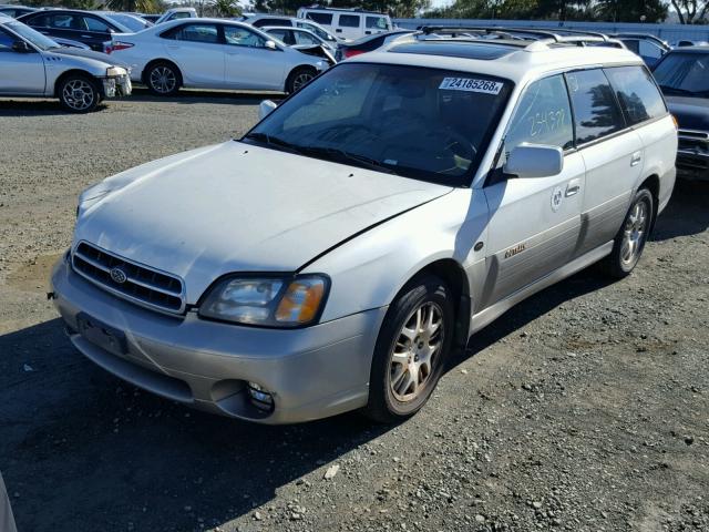 4S3BH806217651384 - 2001 SUBARU LEGACY OUT WHITE photo 2