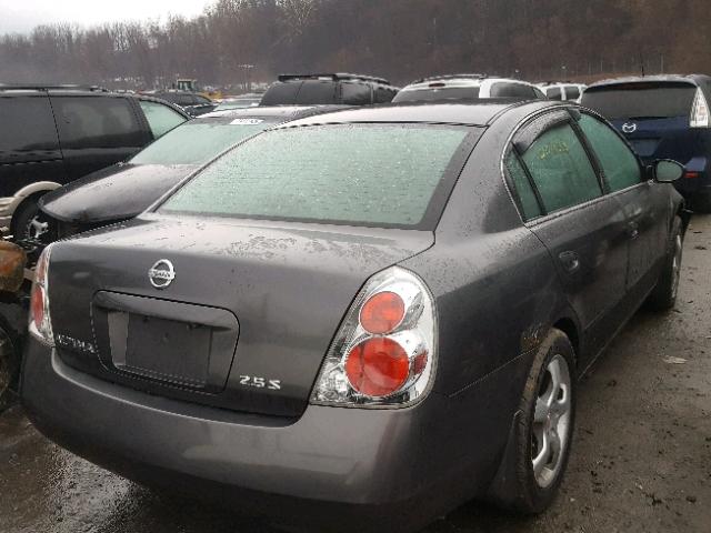 1N4AL11D35C343027 - 2005 NISSAN ALTIMA S GRAY photo 4