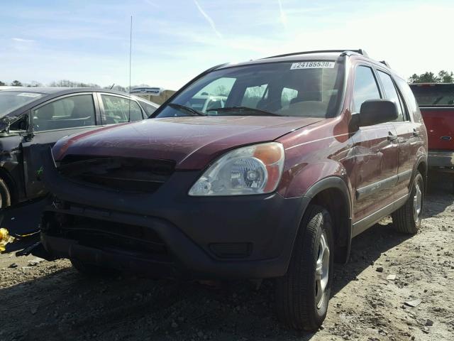 SHSRD68433U106401 - 2003 HONDA CR-V LX RED photo 2