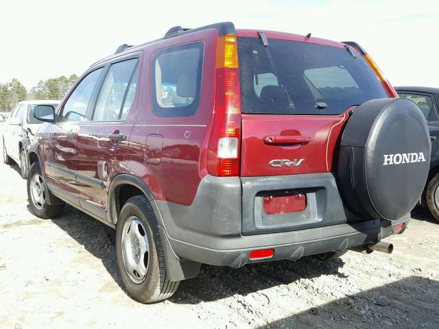 SHSRD68433U106401 - 2003 HONDA CR-V LX RED photo 3