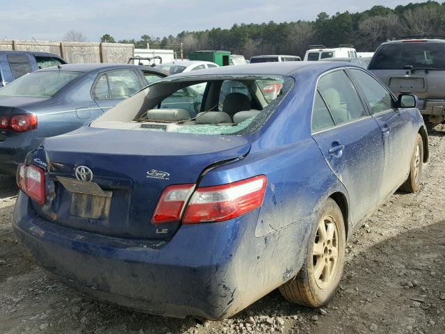 4T1BE46K77U090675 - 2007 TOYOTA CAMRY NEW BLUE photo 4