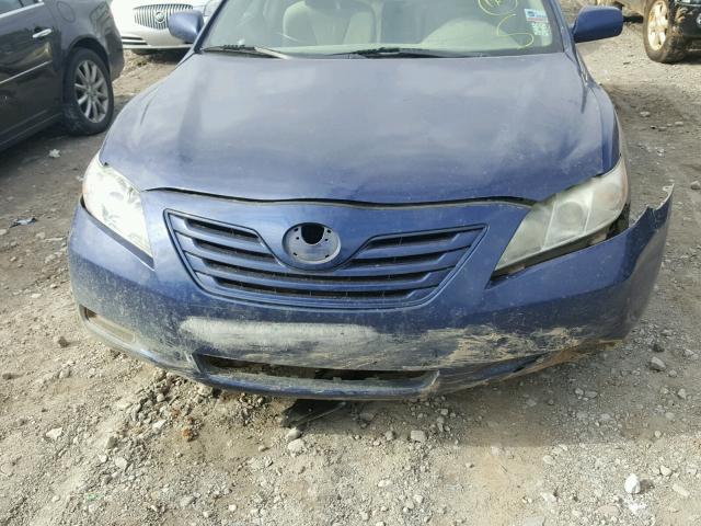 4T1BE46K77U090675 - 2007 TOYOTA CAMRY NEW BLUE photo 7