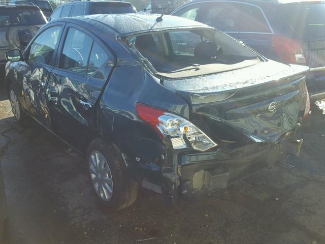 3N1CN7AP6HL896793 - 2017 NISSAN VERSA S GRAY photo 3