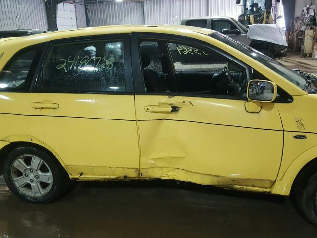 JS2RC41H435210365 - 2003 SUZUKI AERIO SX YELLOW photo 9